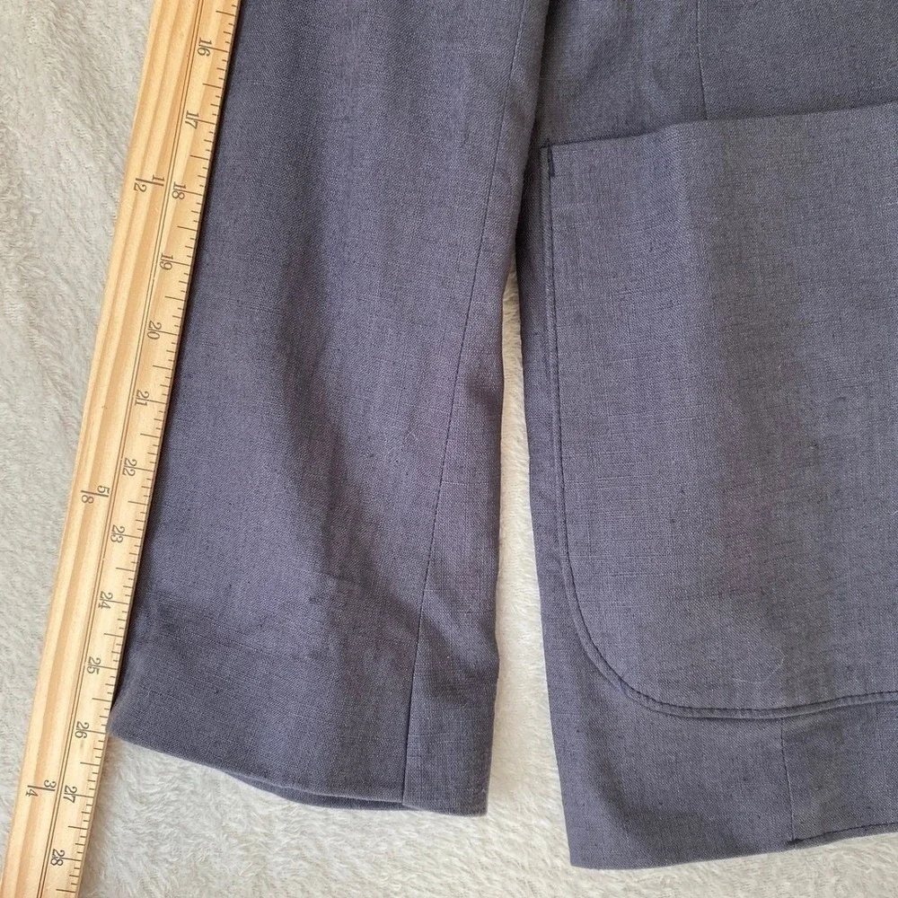 Paul Jones PJ Linen Blend Blazer Sport Coat Men 2XL Navy Coastal Preppy Jacket